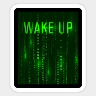 Wake Up Sticker